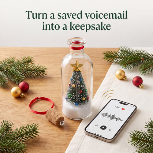 Merry Memo™ Christmas Tree Message Bottle