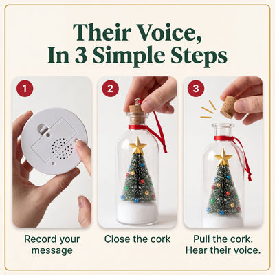 Merry Memo™ Christmas Tree Message Bottle