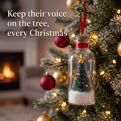 Merry Memo™ Christmas Tree Message Bottle