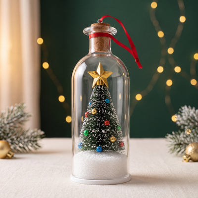 Merry Memo™ Christmas Tree Message Bottle